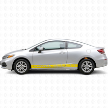 Markierte Seitenstreifen-Vinylaufkleber für Honda Civic Coupé_5