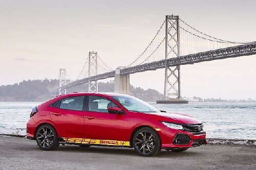 Civic Hatchback / Type R Autorennen-Aufkleber mit mehreren Farbgrafiken