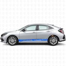 Rennstreifen Seitenaufkleber Vinyl-Aufkleber für Honda Civic_2