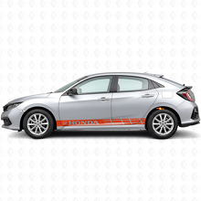 Rennstreifen Seitenaufkleber Vinyl-Aufkleber für Honda Civic_4