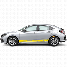 Rennstreifen Seitenaufkleber Vinyl-Aufkleber für Honda Civic_5