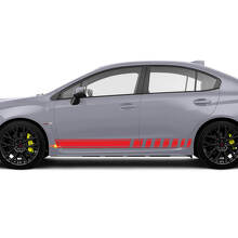 2 x mehrfarbige Grafiken BRZ WRX IMPREZA Autorennen Vinyl-Aufkleber 3