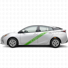 Japanischer Stil Seitenstreifen Vinyl-Aufkleber für Toyota Prius_3