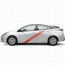 Japanischer Stil Seitenstreifen Vinyl-Aufkleber für Toyota Prius_4