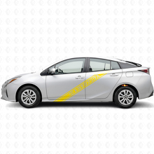 Japanischer Stil Seitenstreifen Vinyl-Aufkleber für Toyota Prius_5