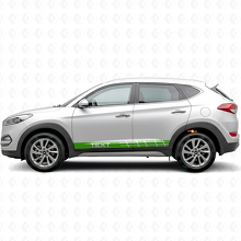 Racing-Streifen Seiten Vinyl-Aufkleber für Hyundai Tucson_3