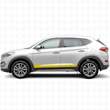 Racing-Streifen Seiten Vinyl-Aufkleber für Hyundai Tucson_5