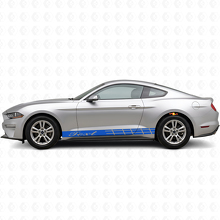Rennstreifen mit individuellem Text Seiten-Vinyl-Aufkleber-Kit für Musclecar Shelby GT350 GT550_2