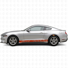 Rennstreifen mit individuellem Text Seiten-Vinyl-Aufkleber-Kit für Musclecar Shelby GT350 GT550_5