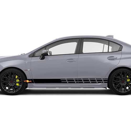Akzentstreifen Seiten Vinyl Aufkleber Set für Subaru BRZ WRX Outback