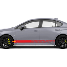 Akzentstreifen Seiten Vinyl Aufkleber Set für Subaru BRZ WRX Outback_3