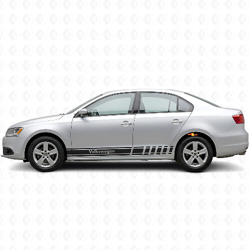 Akzentstreifen Seiten-Vinylaufkleber für Volkswagen Jetta