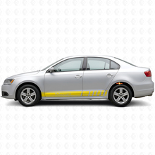 Akzentstreifen Seiten-Vinylaufkleber für Volkswagen Jetta_5