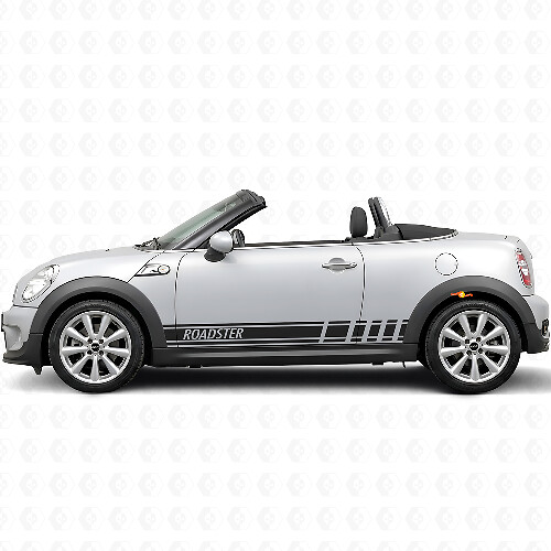 Racing Style Streifen Seiten Vinylaufkleber für MINI Roadster