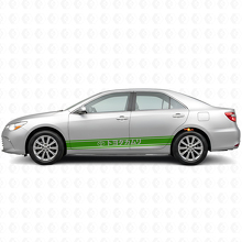 Japanischer Stil Streifen Tür Seiten Vinylaufkleber für Toyota Camry_3