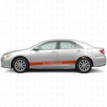 Japanischer Stil Streifen Tür Seiten Vinylaufkleber für Toyota Camry_4