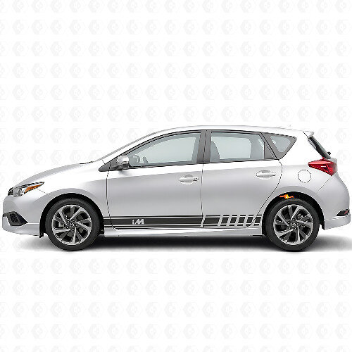 iM Symbol Streifen Seitlicher Vinyl Aufkleber Satz für Toyota Scion Autos