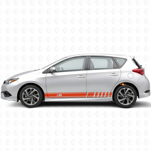iM Symbol Streifen Seitlicher Vinyl Aufkleber Satz für Toyota Scion Autos_4