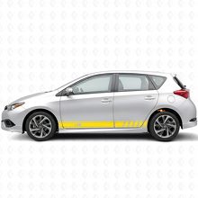 iM Symbol Streifen Seitlicher Vinyl Aufkleber Satz für Toyota Scion Autos_5