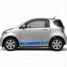 iQ Logo Racing Seitenstreifen Vinyl-Aufkleber-Set Auto für Toyota iQ_2
