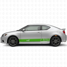 Markierte Racing-Streifen Seiten-Vinyl-Aufklebersatz für Scion tC_3