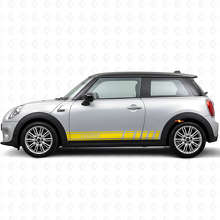 Cooper Schriftzug Streifen Seiten Vinylaufkleber für MINI Cooper_5