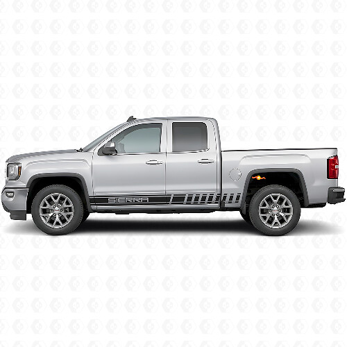 Akzentstreifen Seiten Vinylaufkleber für GMC Sierra