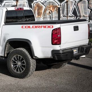 2 x mehrfarbige Grafiken Chevrolet Colorado Symbol Truck Vinyl-Aufkleber
