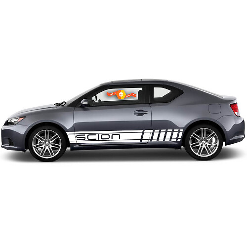 Scion Schweller Racing Streifen Vinyl Aufkleber Set