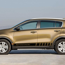 Vinyl-Aufkleber mit seitlichen Rennstreifen, passend für Kia Sportage
 3
