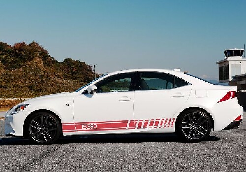 2 x mehrfarbige Grafiken IS350 Symbol Sport Car Racing Vinyl-Aufkleber
