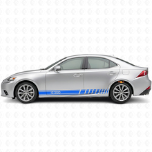 IS350 Logo Racing-Streifen Seiten-Vinylaufkleber für Lexus IS 2014-2020_2