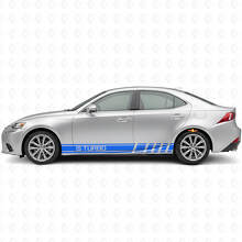 IS Turbo Style Streifen Seiten Vinyl Aufkleber Sticker für Lexus IS_2