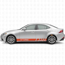 IS Turbo Style Streifen Seiten Vinyl Aufkleber Sticker für Lexus IS_4