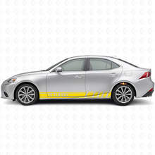 IS Turbo Style Streifen Seiten Vinyl Aufkleber Sticker für Lexus IS_5