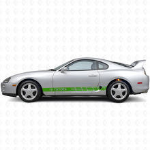 Toyota Logo Streifen Seiten Vinyl Aufkleber für Toyota Supra_3