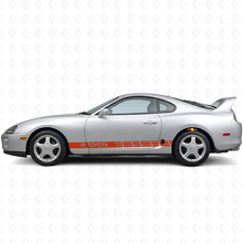 Toyota Logo Streifen Seiten Vinyl Aufkleber für Toyota Supra_4