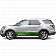 Individuelles Rennseitenstreifen-Vinyl-Aufkleber-Set für Musclecar Explorer Expedition_3