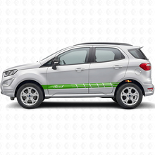 Maßgeschneidertes Rennstreifen Vinyl-Aufkleber-Set für Musclecar EcoSport GT_3