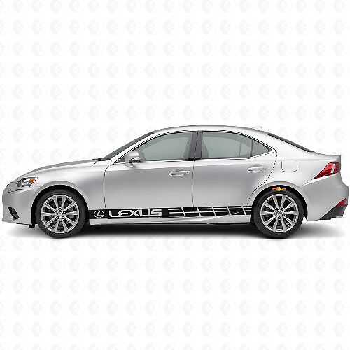 Racing Seitenstreifen Vinyl-Aufkleber Set für Lexus IS 200t 250 300