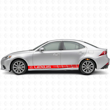 Racing Seitenstreifen Vinyl-Aufkleber Set für Lexus IS 200t 250 300_4