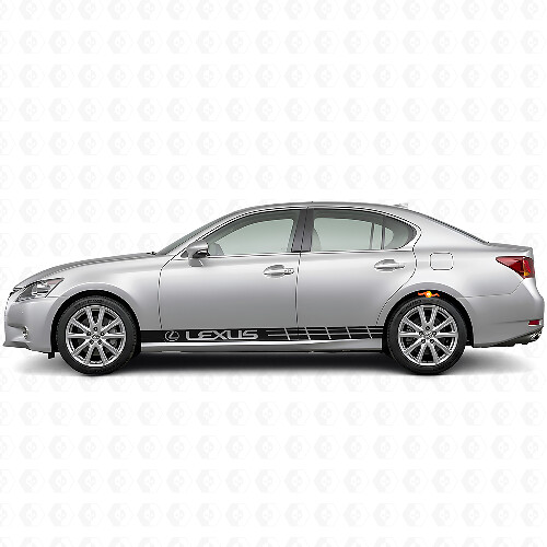Racing Seitliche Streifen Vinyl Aufkleber Set für Lexus GS 350 F Sport / GS 450h