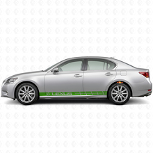 Racing Seitliche Streifen Vinyl Aufkleber Set für Lexus GS 350 F Sport / GS 450h_3