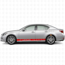 Racing Seitliche Streifen Vinyl Aufkleber Set für Lexus GS 350 F Sport / GS 450h_4