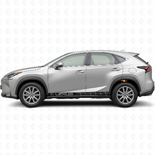 Racing Seitenstreifen Vinyl-Aufkleber Kit für Lexus NX 200t NX 300h