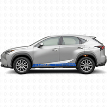 Racing Seitenstreifen Vinyl-Aufkleber Kit für Lexus NX 200t NX 300h_2