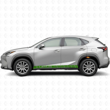 Racing Seitenstreifen Vinyl-Aufkleber Kit für Lexus NX 200t NX 300h_3