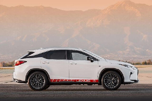 Racing Style Streifen Schweller Vinyl Aufkleber Set für Lexus RX 350