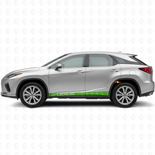 Racing Style Streifen Schweller Vinyl Aufkleber Set für Lexus RX 350_3