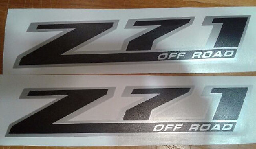 Z71 Offroad Seiten-Vinylaufkleber-Set für Chevrolet Silverado